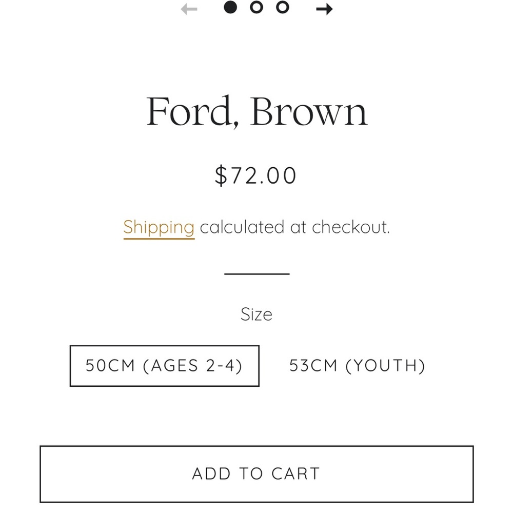 Camp the Label Kids Ford Fedora Hat in French Tan Australian Wool Size 50 - Picture 11 of 11